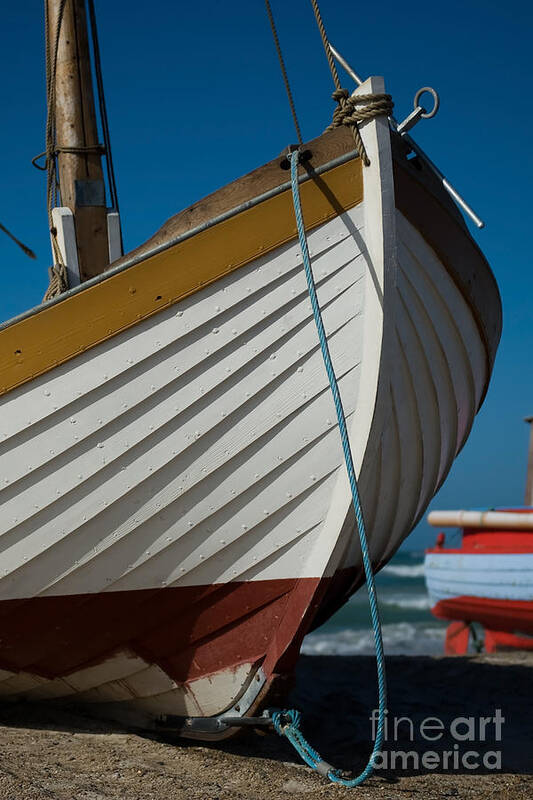 Fishing Poster featuring the photograph Fishingboat by Jorgen Norgaard