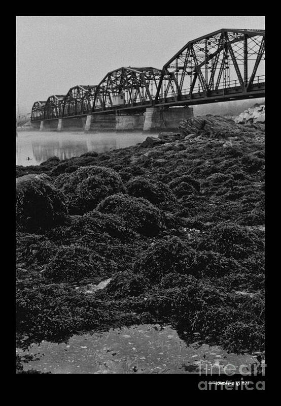 Maine Poster featuring the photograph Frenchmans Bay Rr Bridge by Jonathan Fine