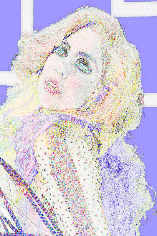 Miami Poster featuring the digital art Gaga For You by Jimi Bush
