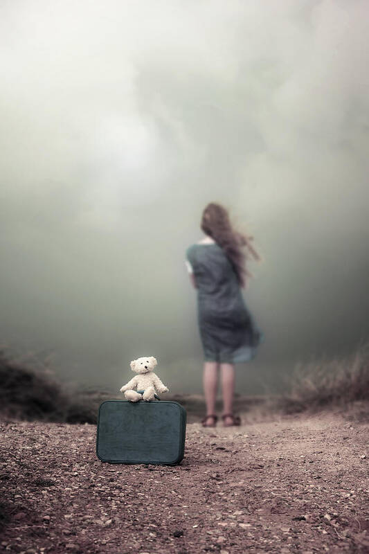 Girl Poster featuring the photograph Girl In The Dunes by Joana Kruse