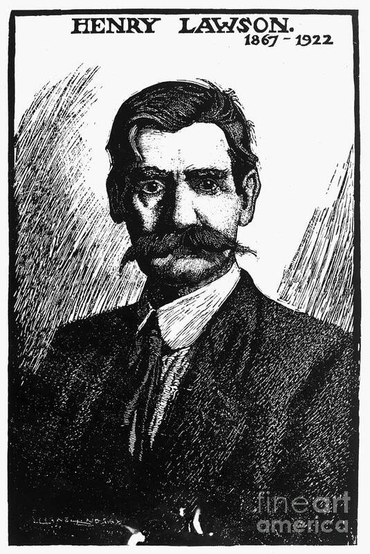 20th Century Poster featuring the photograph Henry Lawson (1867-1922) by Granger