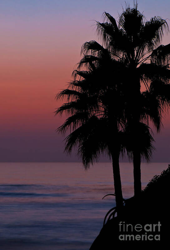 Laguna Beach Sunset Poster featuring the photograph Laguna Beach At Dusk by Eddie Yerkish