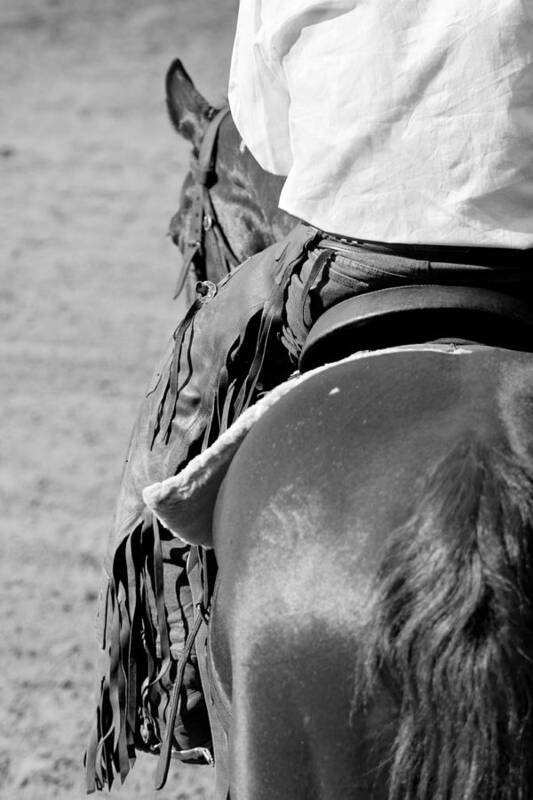 Hat Poster featuring the photograph Leather Chaps by Michelle Wrighton