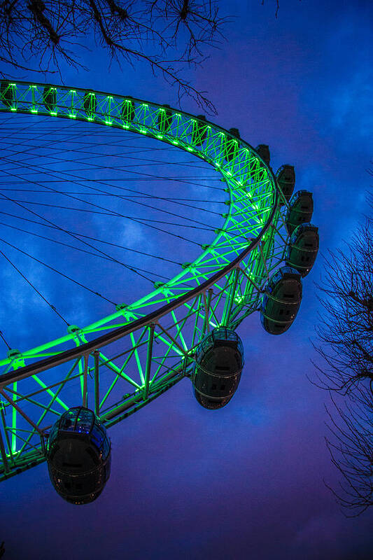 London Eye Poster featuring the photograph London Eye by Dawn OConnor