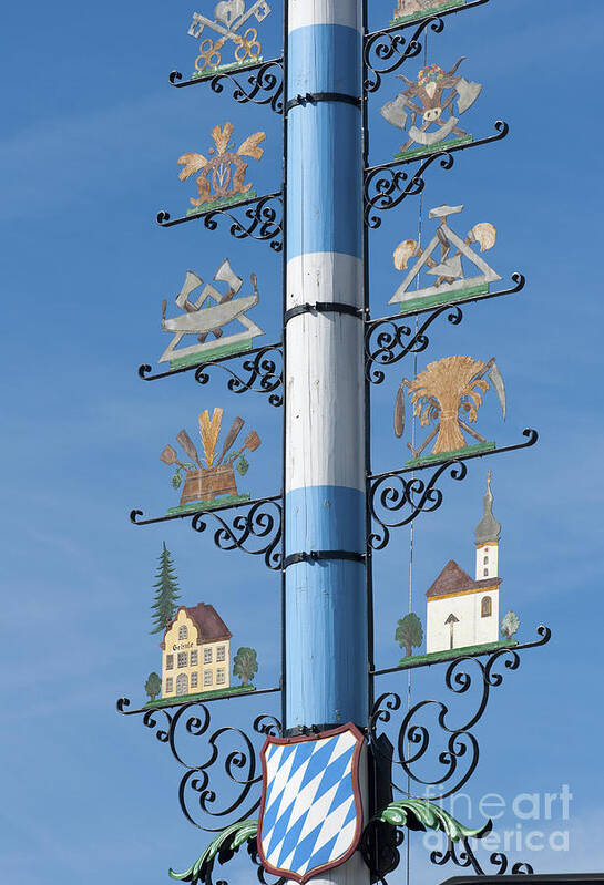 Bavaria Poster featuring the photograph Maypole by Andrew Michael