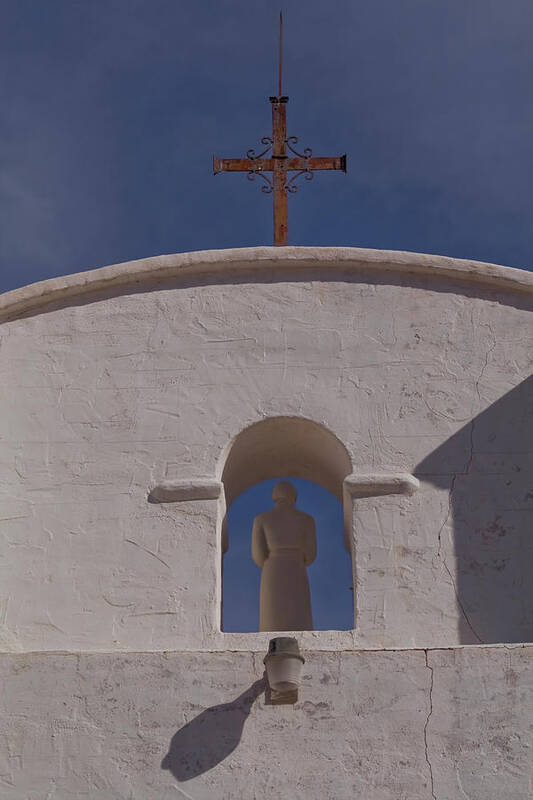 Priest Poster featuring the photograph Padre in Tower by Tom Singleton