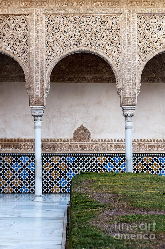 Alhambra Poster featuring the photograph Patio de los Arrayanes by Marion Galt