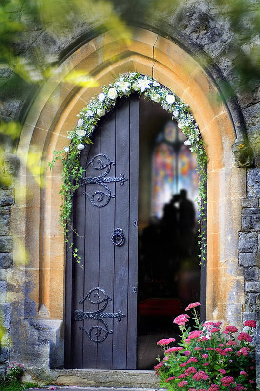 Enter Poster featuring the photograph Pretty Portal by Richard Piper