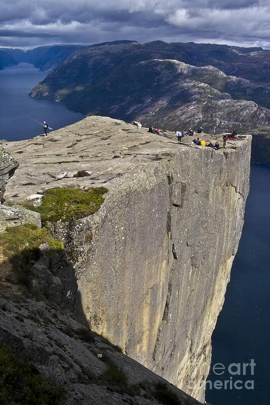 Europe Poster featuring the photograph Pulpit Rock by Heiko Koehrer-Wagner