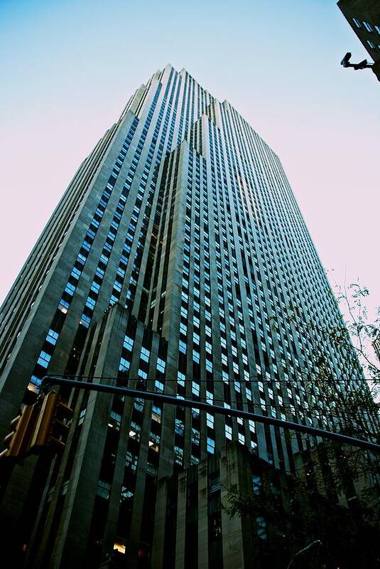 New York Poster featuring the photograph Rockefeller Center by Eric Tressler