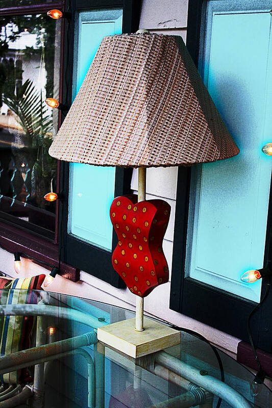 Lamp Poster featuring the photograph Sassy Lamp by Jill DeSousa