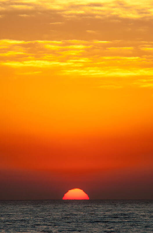 Africa Poster featuring the photograph Sea sunrise by Alistair Lyne