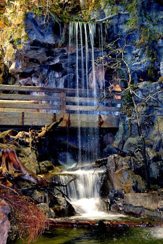 Waterfall Poster featuring the photograph The Falls by Deena Stoddard