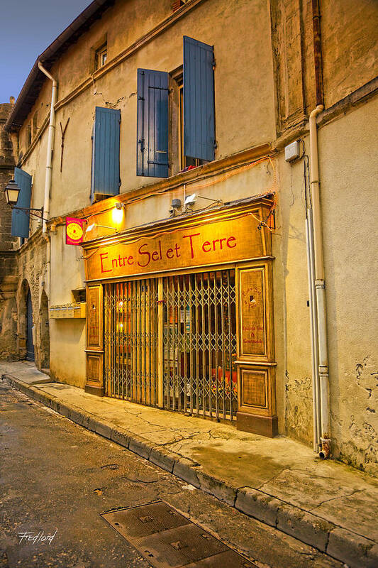 St. Poster featuring the photograph The Spice Merchant St Remy de Provence by Fred J Lord