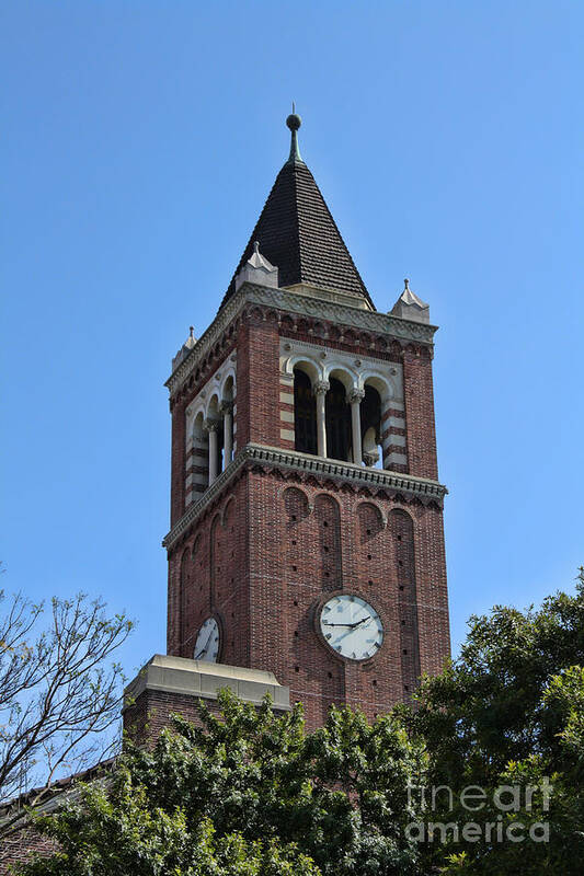 Usc Poster featuring the photograph USC's Clock Tower by Tommy Anderson
