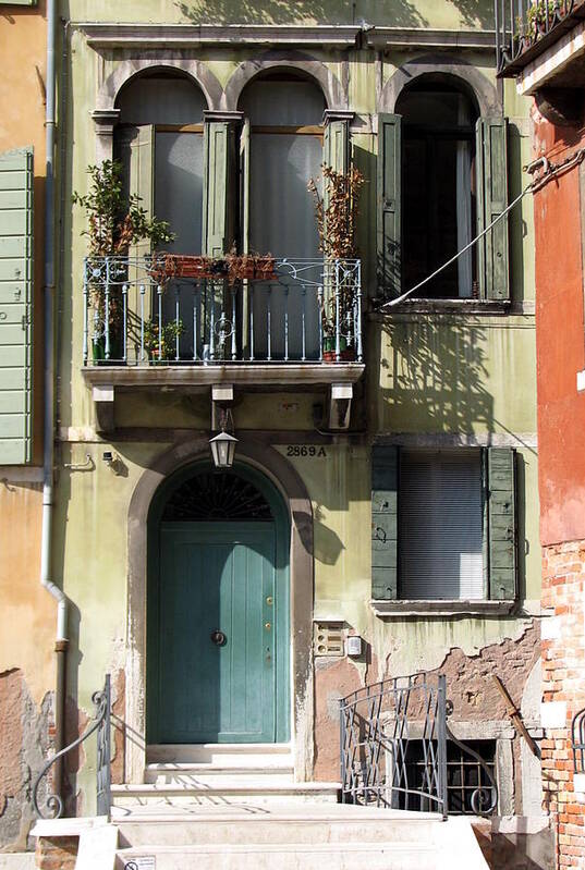 Venice Poster featuring the photograph Venetian Doorway by Carla Parris