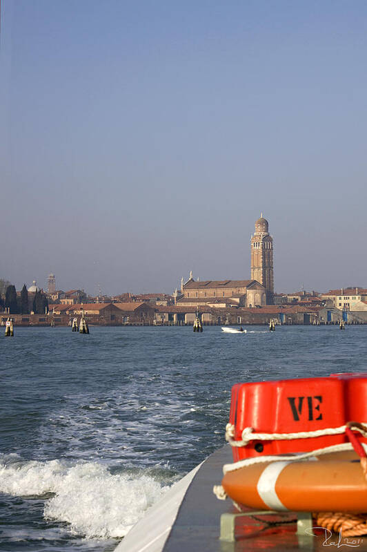 Venezia Poster featuring the photograph Venezia. From the ferry to Murano. by Raffaella Lunelli
