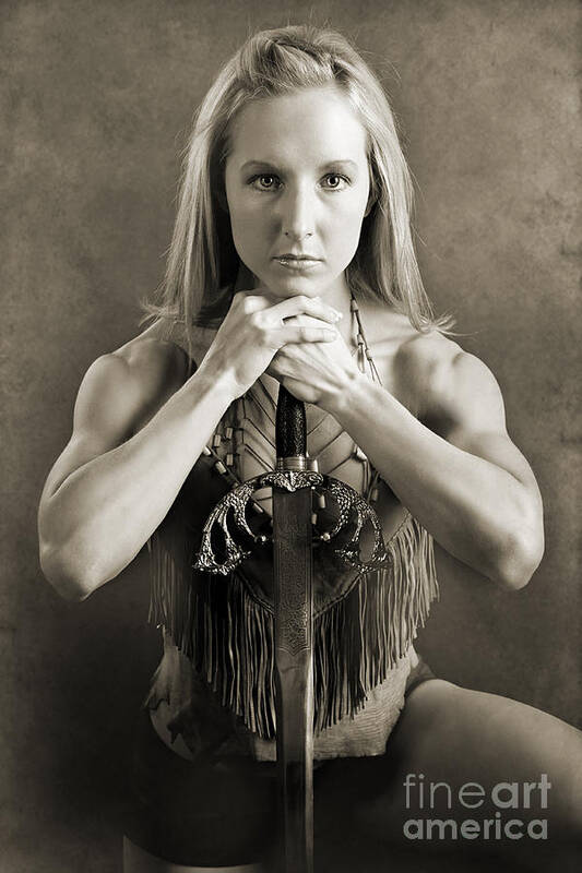 Woman Poster featuring the photograph Warrior Woman by Cindy Singleton