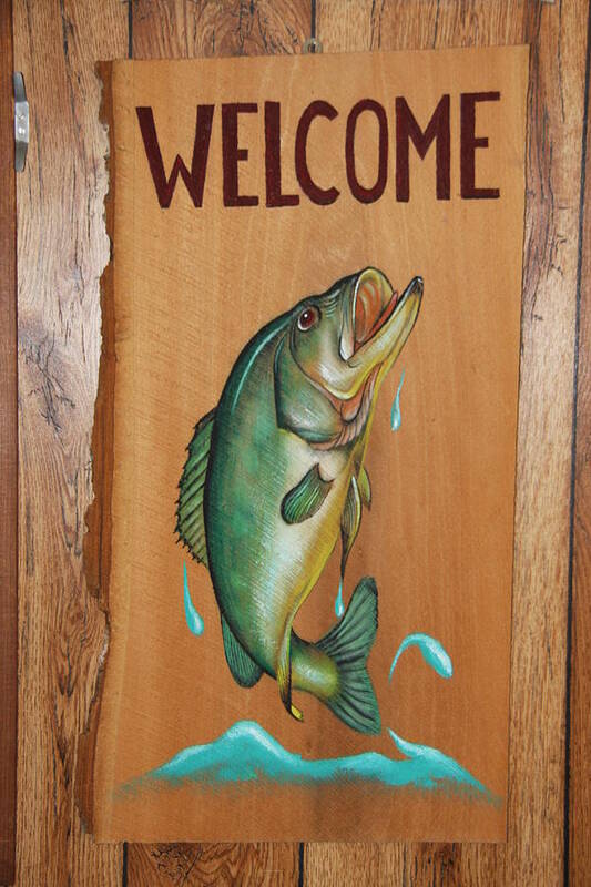 Welcome Poster featuring the painting Welcome by Virginia Bond