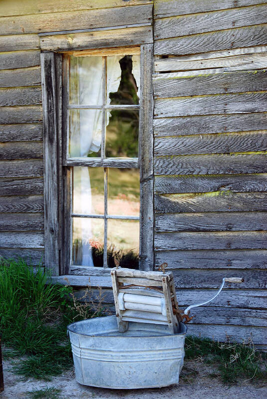 Window Poster featuring the photograph Window on Prairie Life by Judy Hall-Folde