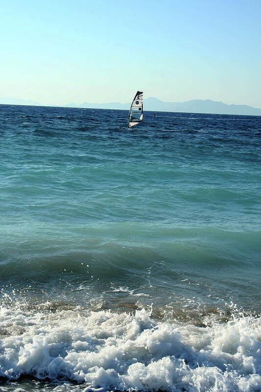 Windsurf Poster featuring the photograph Windsurf by La Dolce Vita