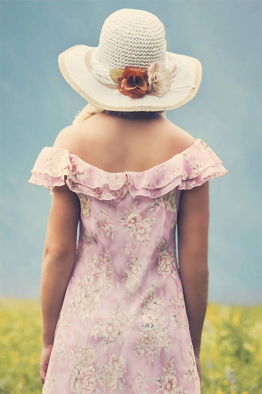 Female Poster featuring the photograph Woman With Hat by Joana Kruse