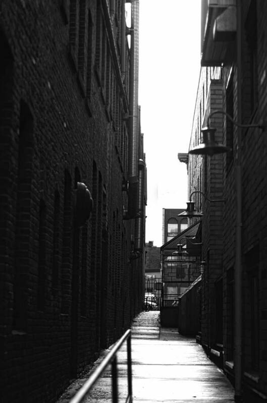 Alley Poster featuring the photograph Alleyway by Marilyn Wilson