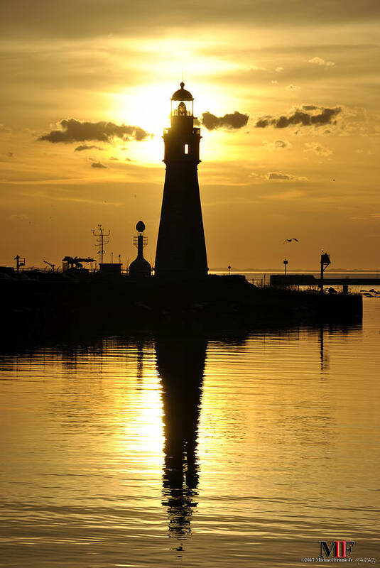 Buffalo Poster featuring the photograph 04 Sunsets Make You Happy by Michael Frank Jr