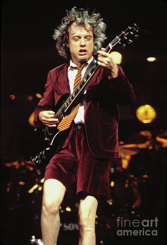 Ac/dc Poster featuring the photograph Angus Young - Ac Dc #23 by Concert Photos