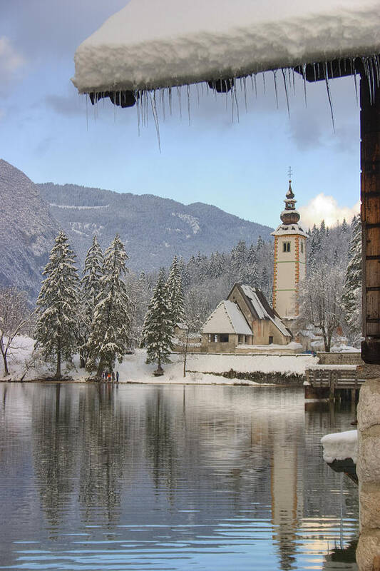 Bohinj Poster featuring the photograph Alpine winter clarity #1 by Ian Middleton