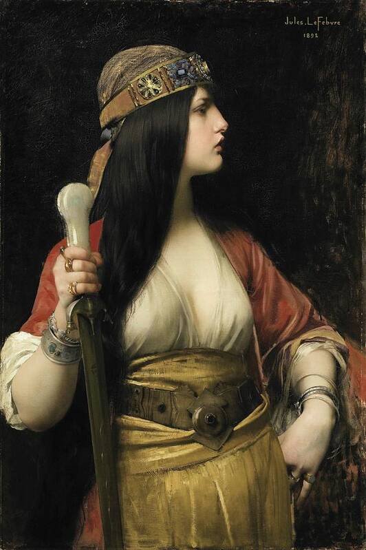 Jules Joseph Lefebvre - Judith Poster featuring the painting Judith #1 by MotionAge Designs