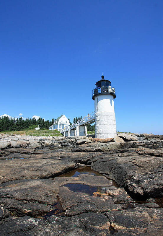 Lighthouse Poster featuring the photograph Marshall Point Lighthouse #1 by Becca Wilcox