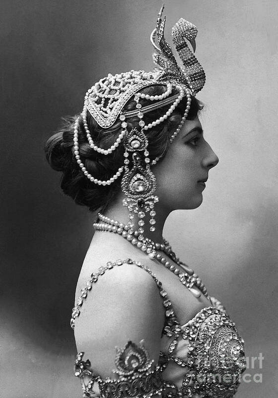 1890s Poster featuring the photograph Mata Hari #1 by Granger