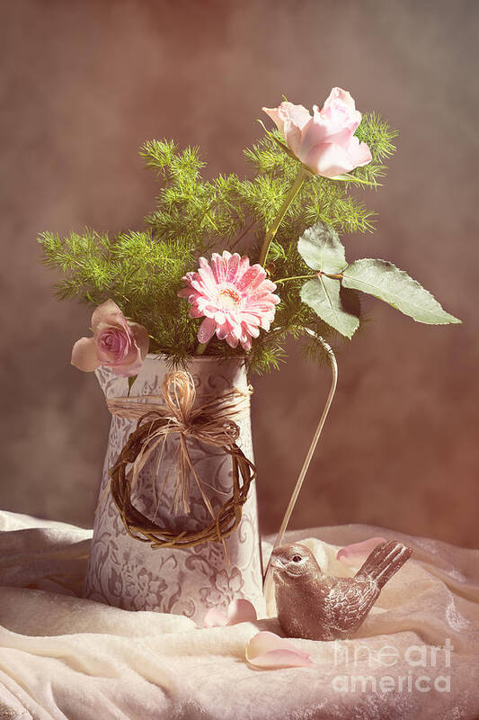 Flower Poster featuring the photograph Spring Flower Arrangement #1 by Amanda Elwell