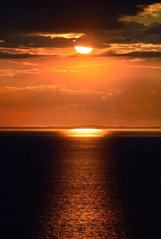 Sunset Poster featuring the photograph Sun Down #1 by Terence Davis