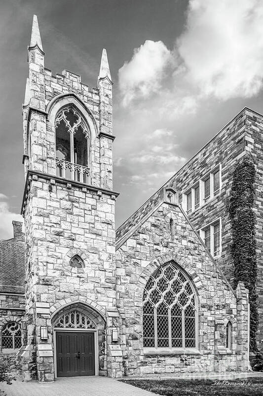 Collegiate Gothic Poster featuring the photograph Temple University #1 by University Icons