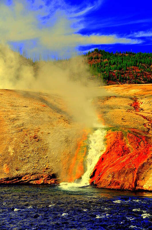 Lakeview Poster featuring the photograph Yellowstone Park #14 by Aron Chervin