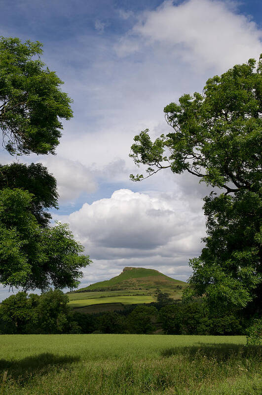 Cleveland Poster featuring the photograph Roseberry Topping #4 by Gary Eason