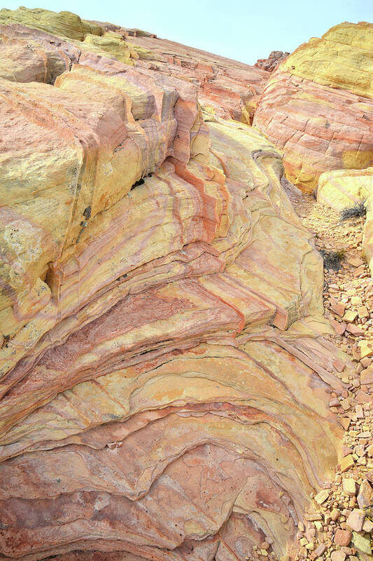 Valley Of Fire State Park Poster featuring the photograph Colorful Sandstone in Valley of Fire #21 by Ray Mathis