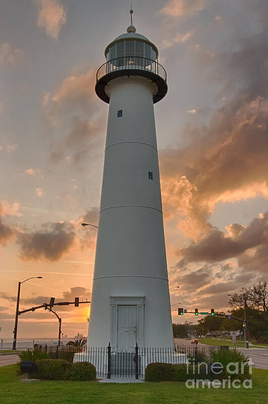 Biloxi Poster featuring the photograph Biloxi Lighthouse #3 by Brian Wright
