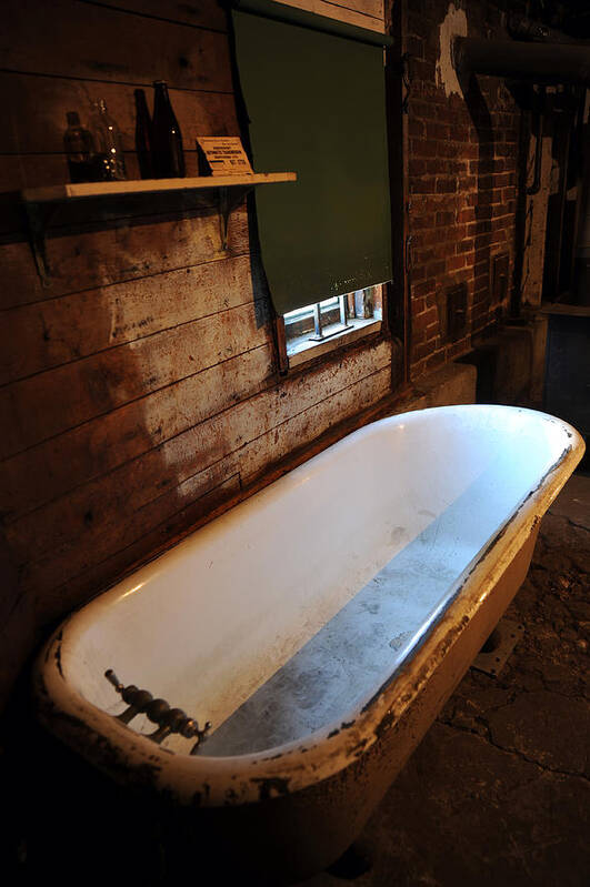 Bath Tub Poster featuring the photograph West End Basement Brewing #4 by Jason Evans