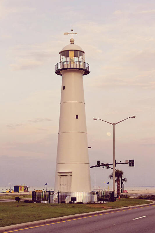 Biloxi Lighthouse Poster featuring the photograph Biloxi Lighthouse by Scott Pellegrin