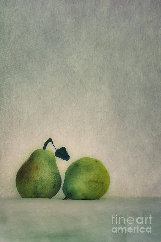 Pear Poster featuring the photograph A couple of pears by Priska Wettstein