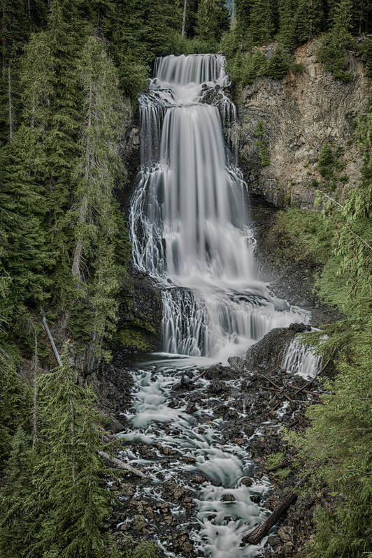 Alexander Falls Poster featuring the photograph Alexander Falls by Stephen Stookey