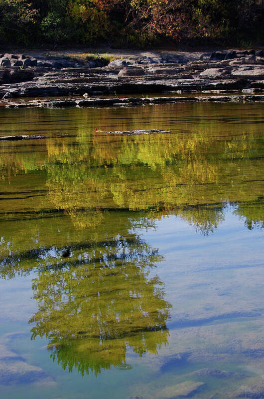 Adria Trail Poster featuring the photograph Amber Reflections by Adria Trail