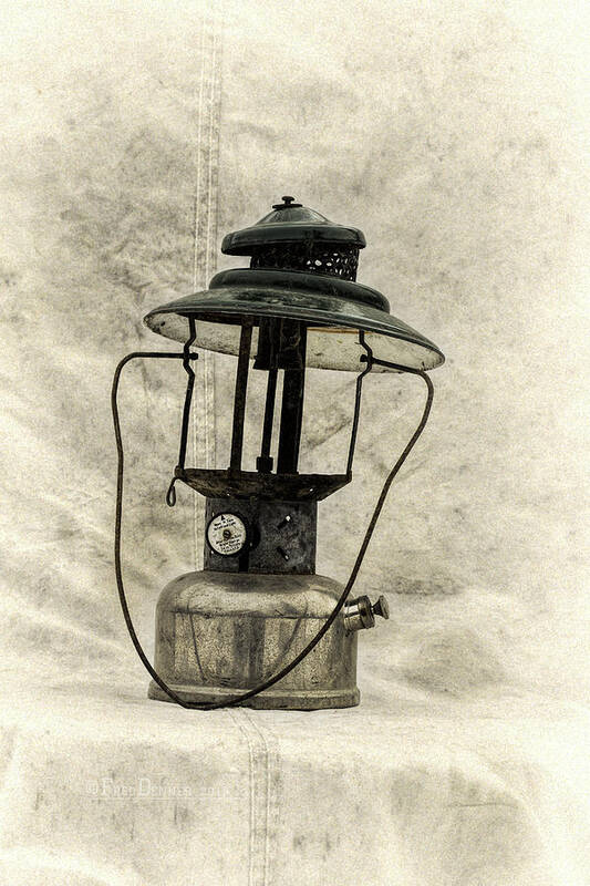 Lantern Poster featuring the photograph Antique Coleman Lantern by Fred Denner