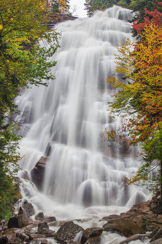 Arethusa Poster featuring the photograph Arethusa Falls by White Mountain Images