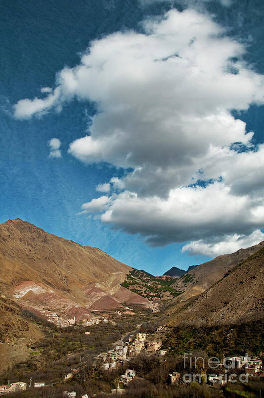 Morocco Poster featuring the photograph Atlas mountains 2 by Marion Galt