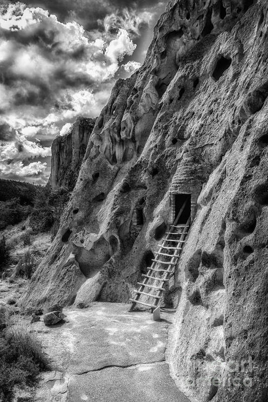 Bandelier Cavate Poster featuring the photograph Bandelier Cavate by Bitter Buffalo Photography