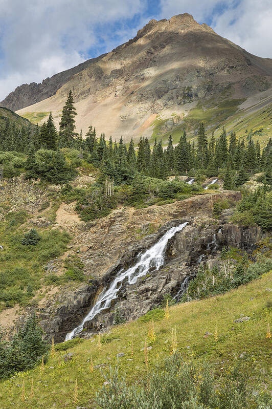 Waterfall Poster featuring the photograph Basin Falls II by Denise Bush